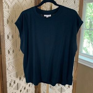 Prologue black muscle tee women's size medium boxy loose crewneck like new